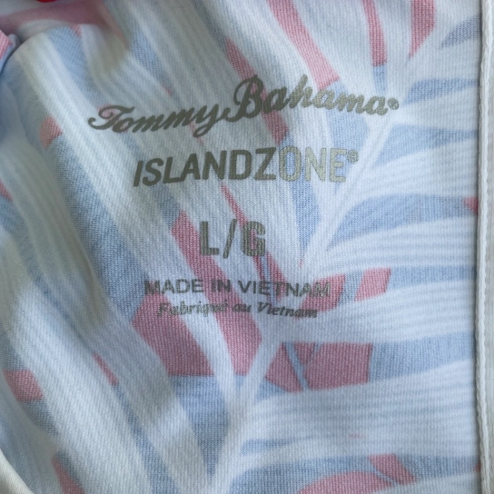 TOMMY BAHAMA Sleeveless Tropical Leaf Print Dress - Picture 5 of 7